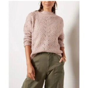 Z Supply Evereve Dove Pullover Sweater Women Size Large NEW